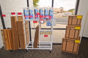 packing supplies for sale at AA Self Storage in Farmville VA including boxes tape and moving materials