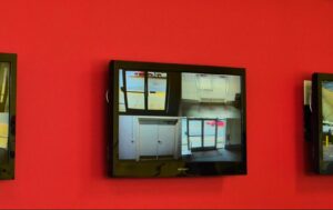 24 hour video surveillance monitors providing comprehensive security at the Raleigh NC self storage facility
