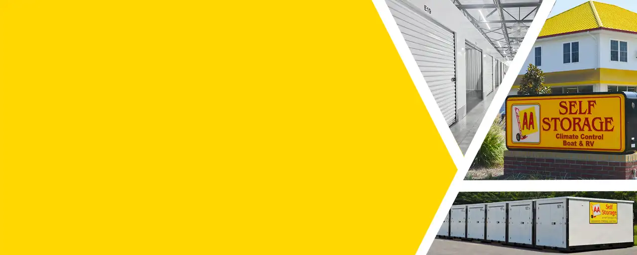 AA Self Storage in NC and VA: portable storage, climate-controlled and RV/Boat/Car Storage