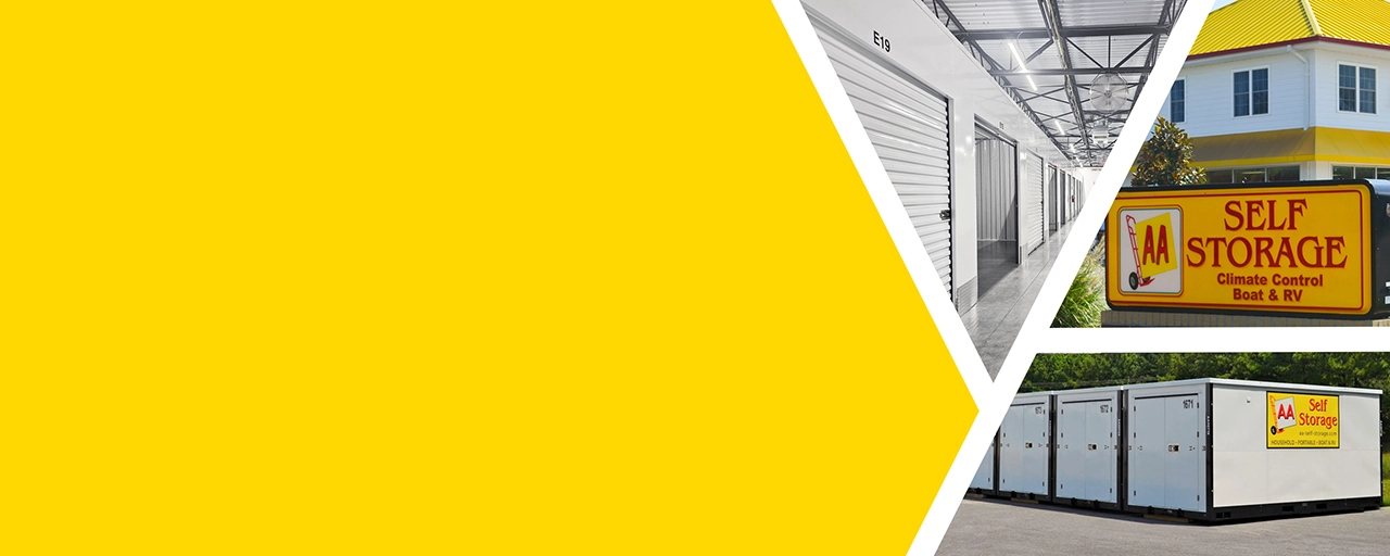 AA Self Storage in NC and VA: portable storage, climate-controlled and RV/Boat/Car Storage
